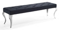 Merida Velvet Dining Bench