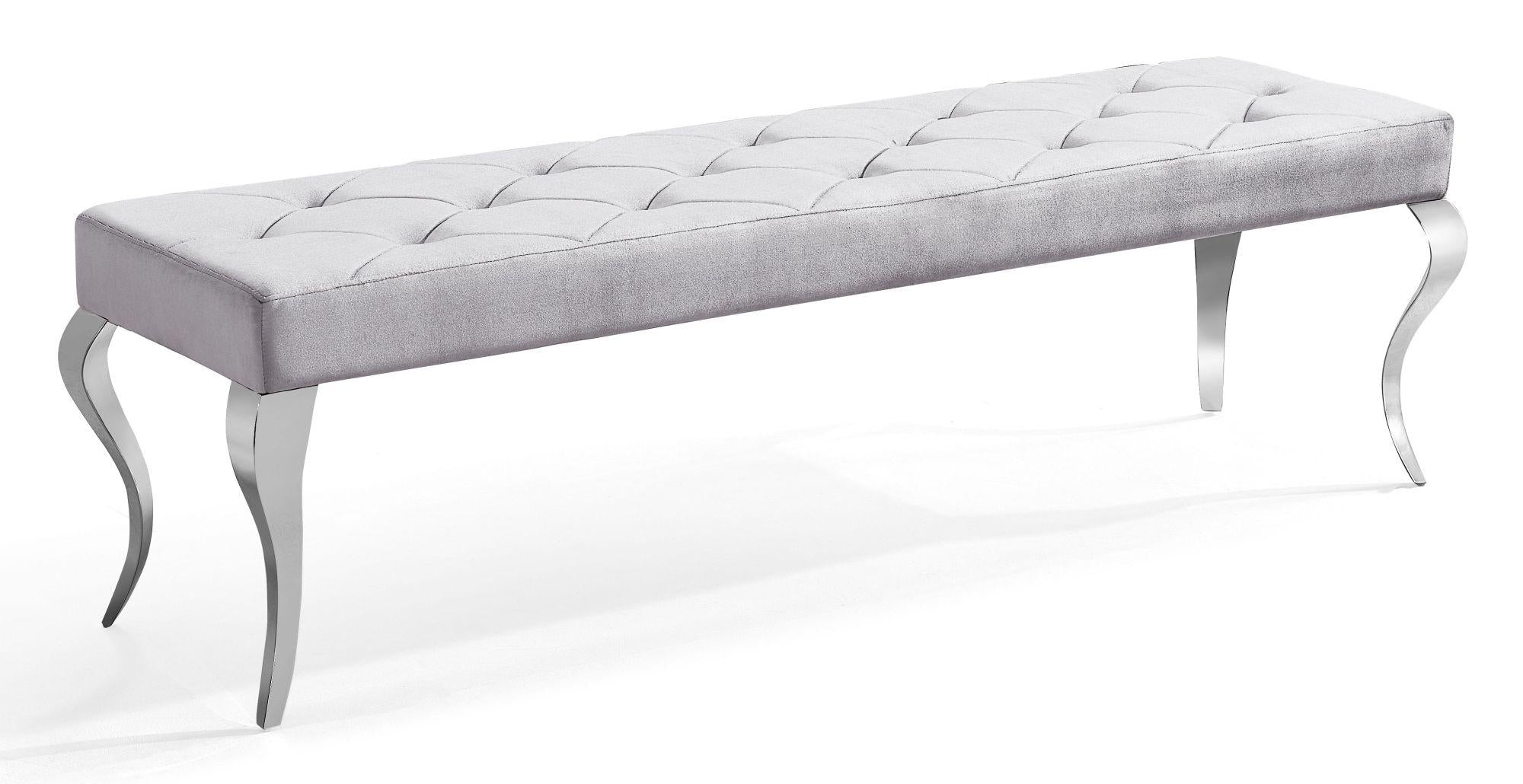 Merida Velvet Dining Bench