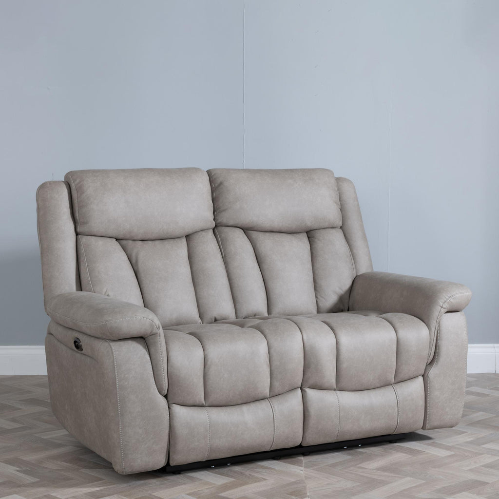 Pickford Sandstone Fabric Electric Recliner Sofa