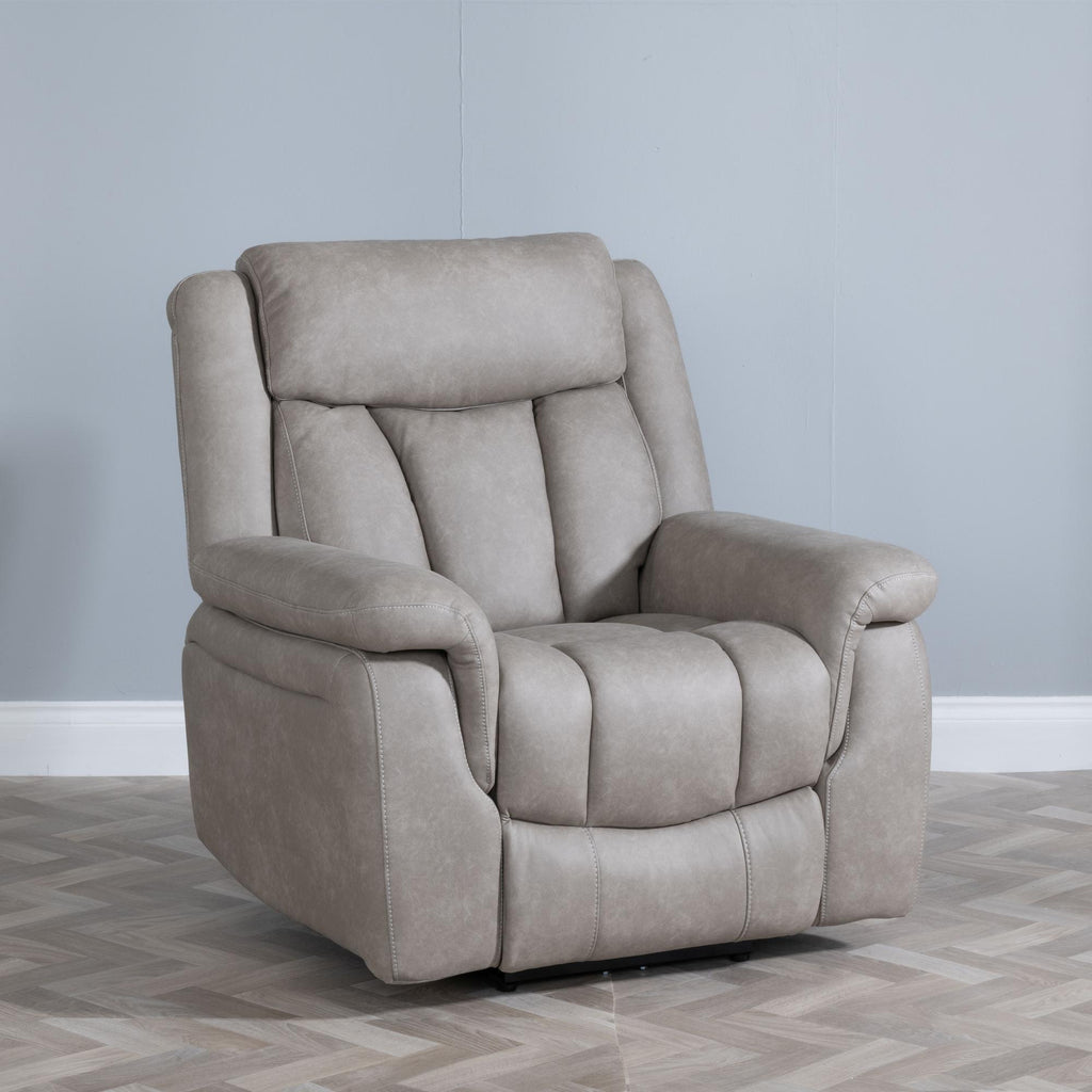 Pickford Sandstone Fabric Electric Recliner Sofa
