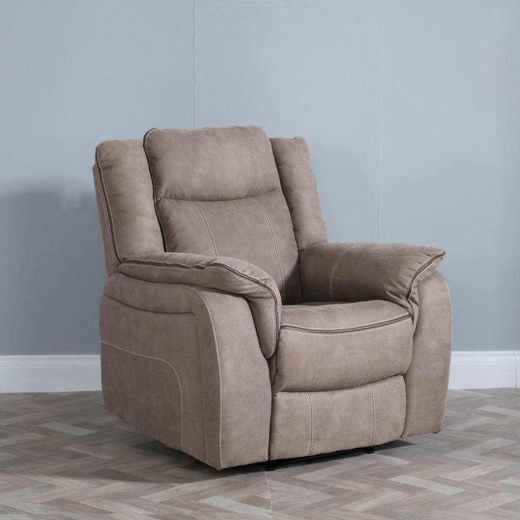 Matera Brown Fabric Sofa