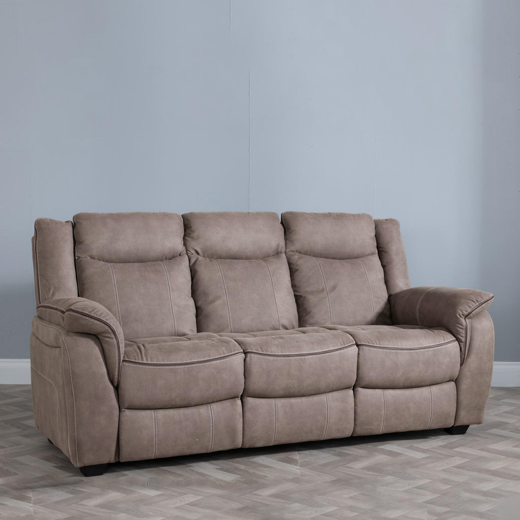 Matera Brown Fabric Sofa