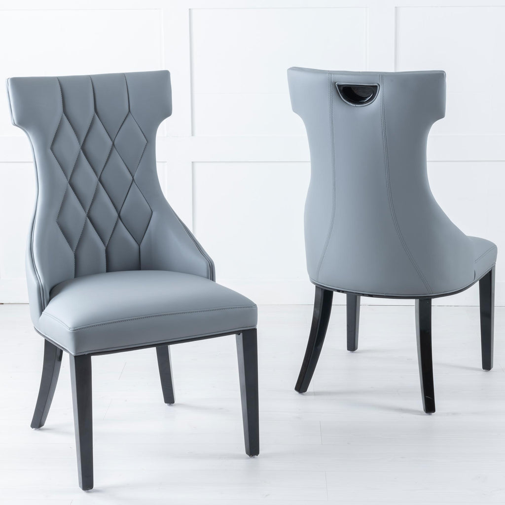 Sovereign Large High Back Faux Leather Dining Chair