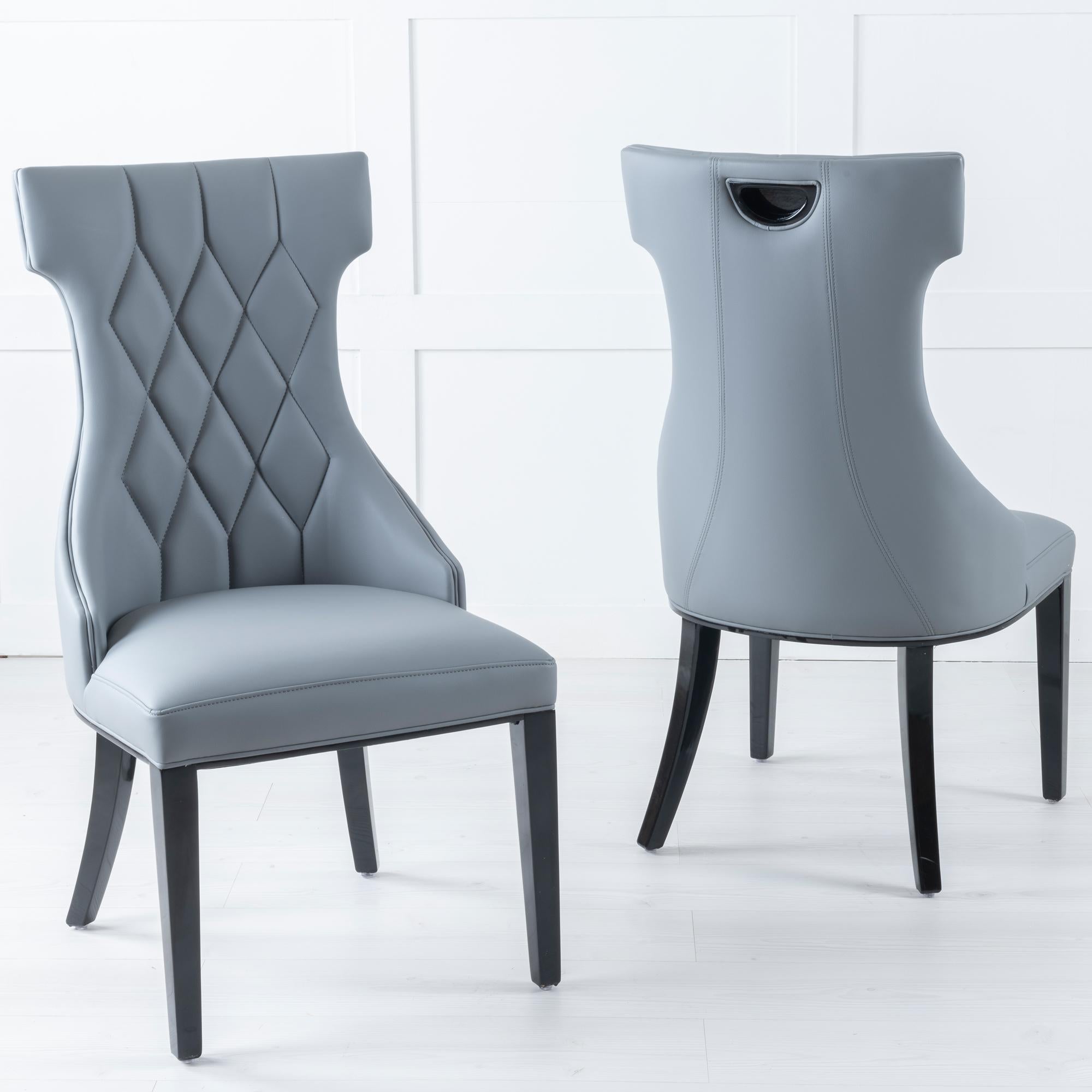 Sovereign Large High Back Faux Leather Dining Chair