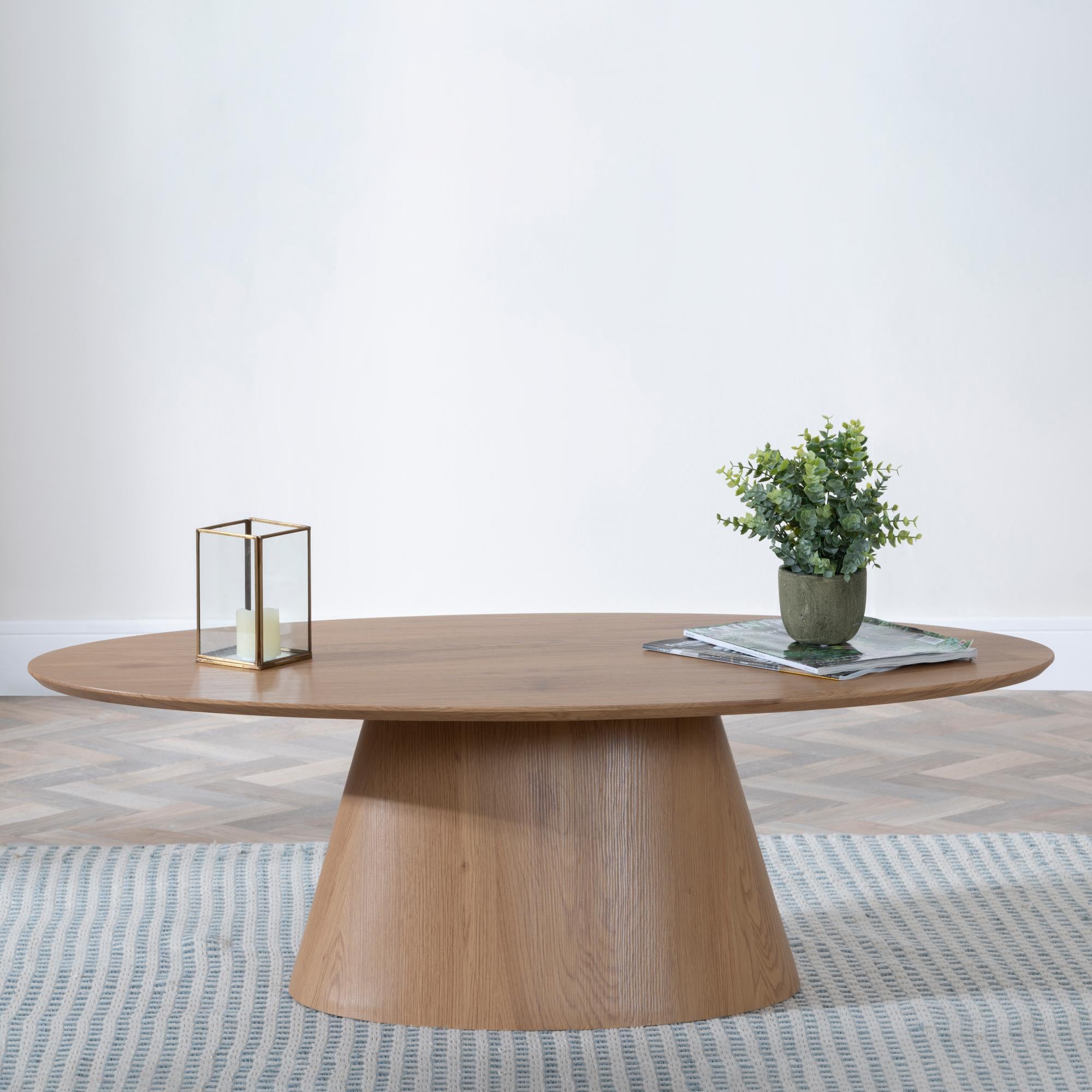 Whitby Oval MDF Coffee Table