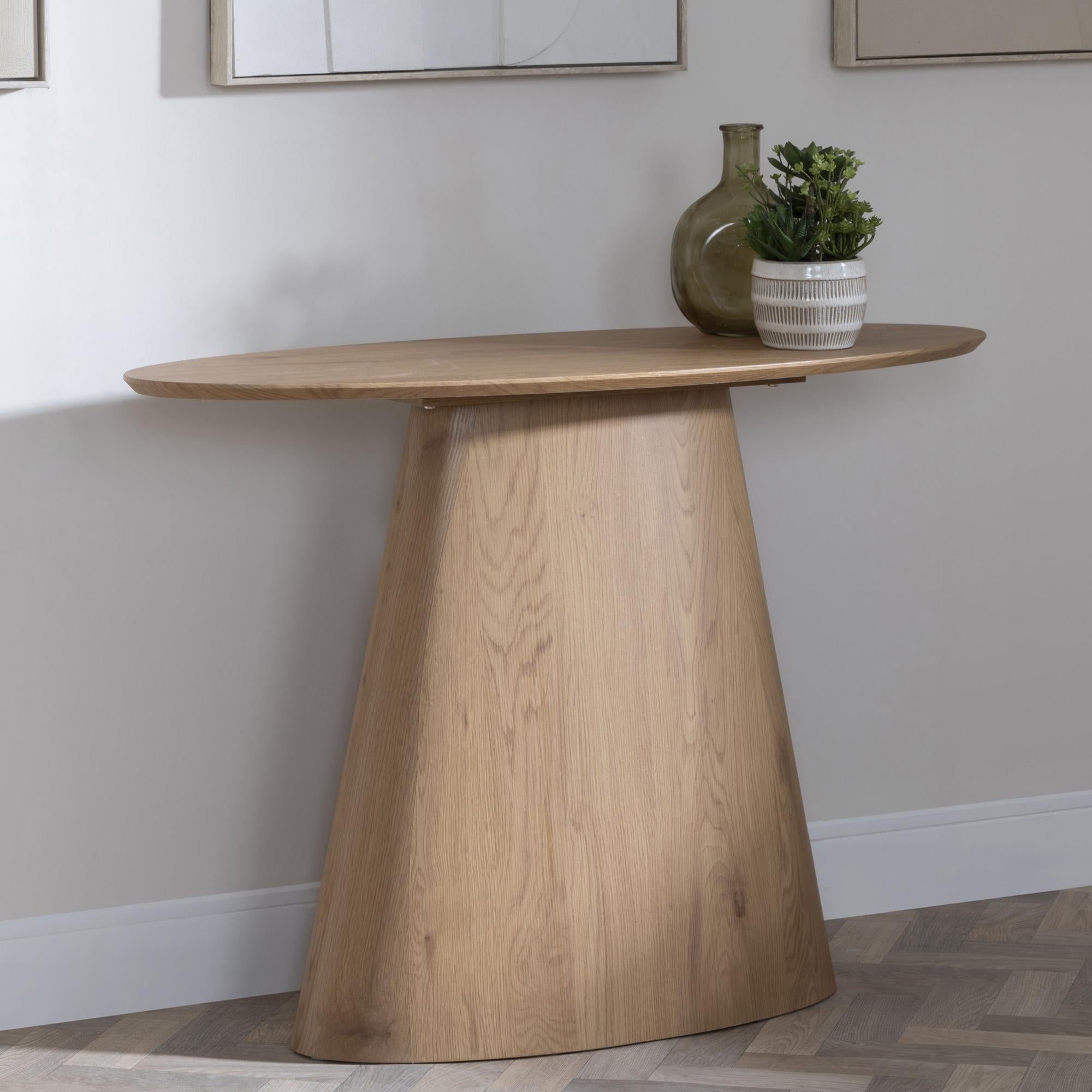 Whitby Oval MDF Console Table