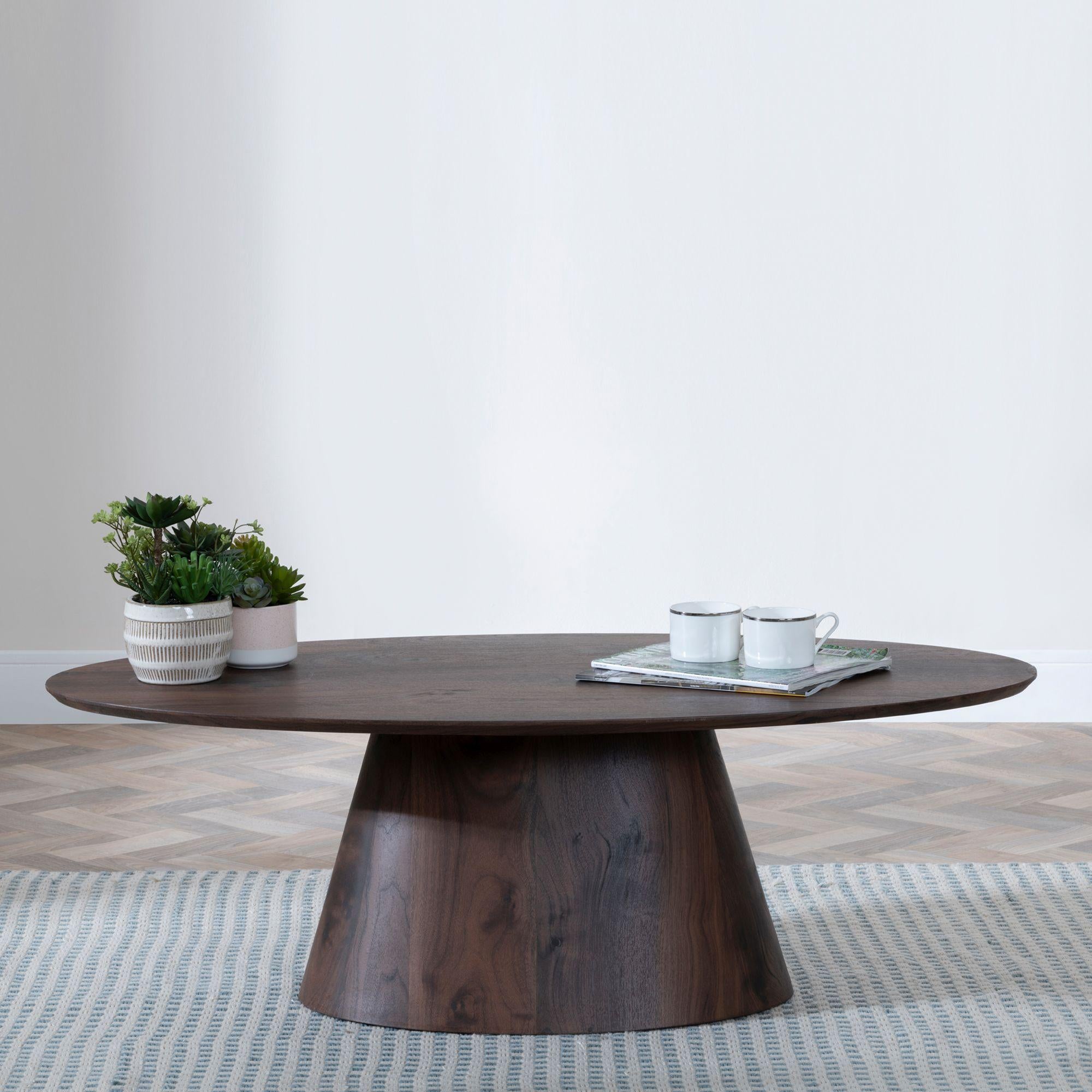 Whitby Oval MDF Coffee Table