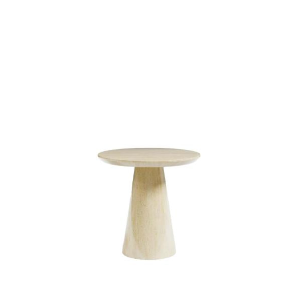 Cannes Engineered Marble Round End Table