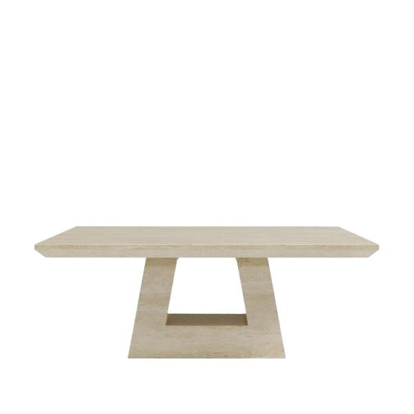 Pluto Beige Engineered Marble Coffee Table