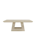 Pluto Beige Engineered Marble Coffee Table