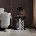 Ravello Grey Engineered Marble End Table
