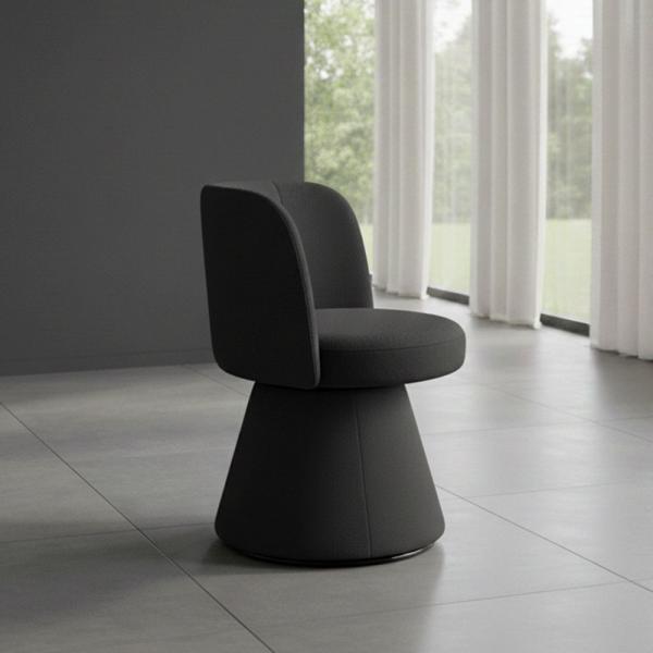 Celeste Fabric Swivel Dining Chair
