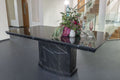 Nebula Black Engineered Marble Dining Table 200cm