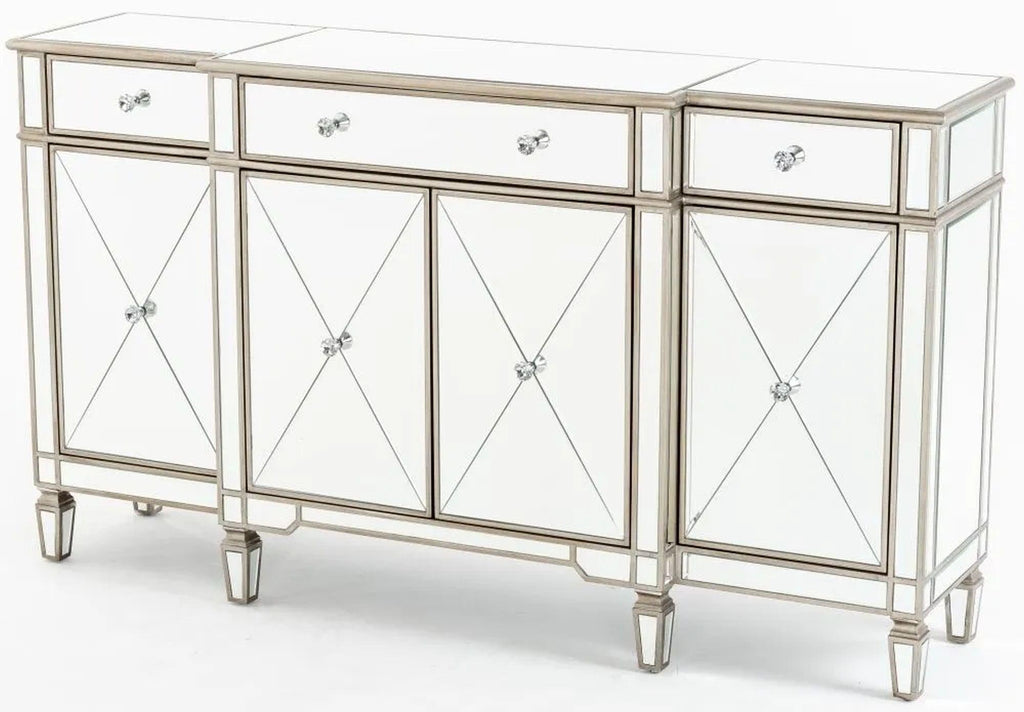 Lumina Champagne Mirrored Sideboard