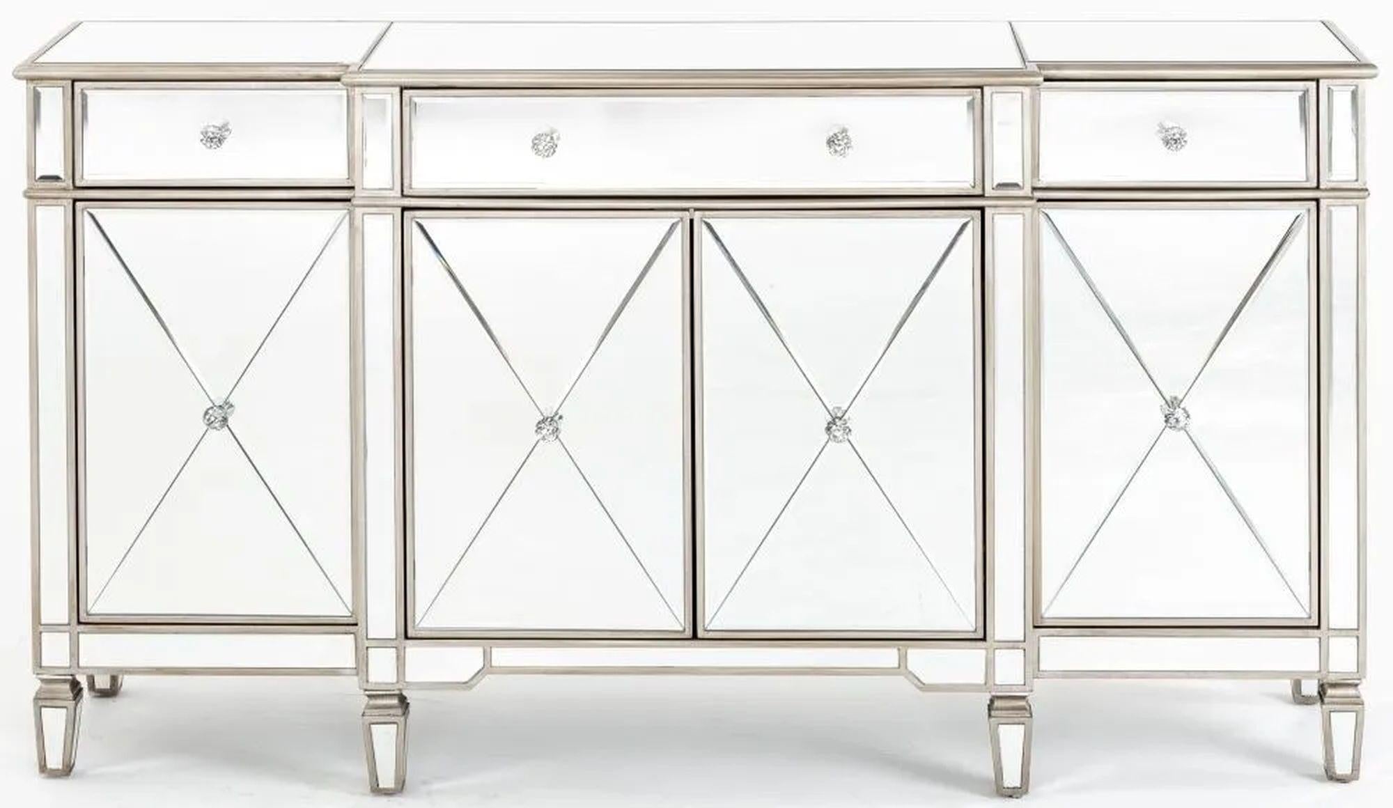 Lumina Champagne Mirrored Sideboard