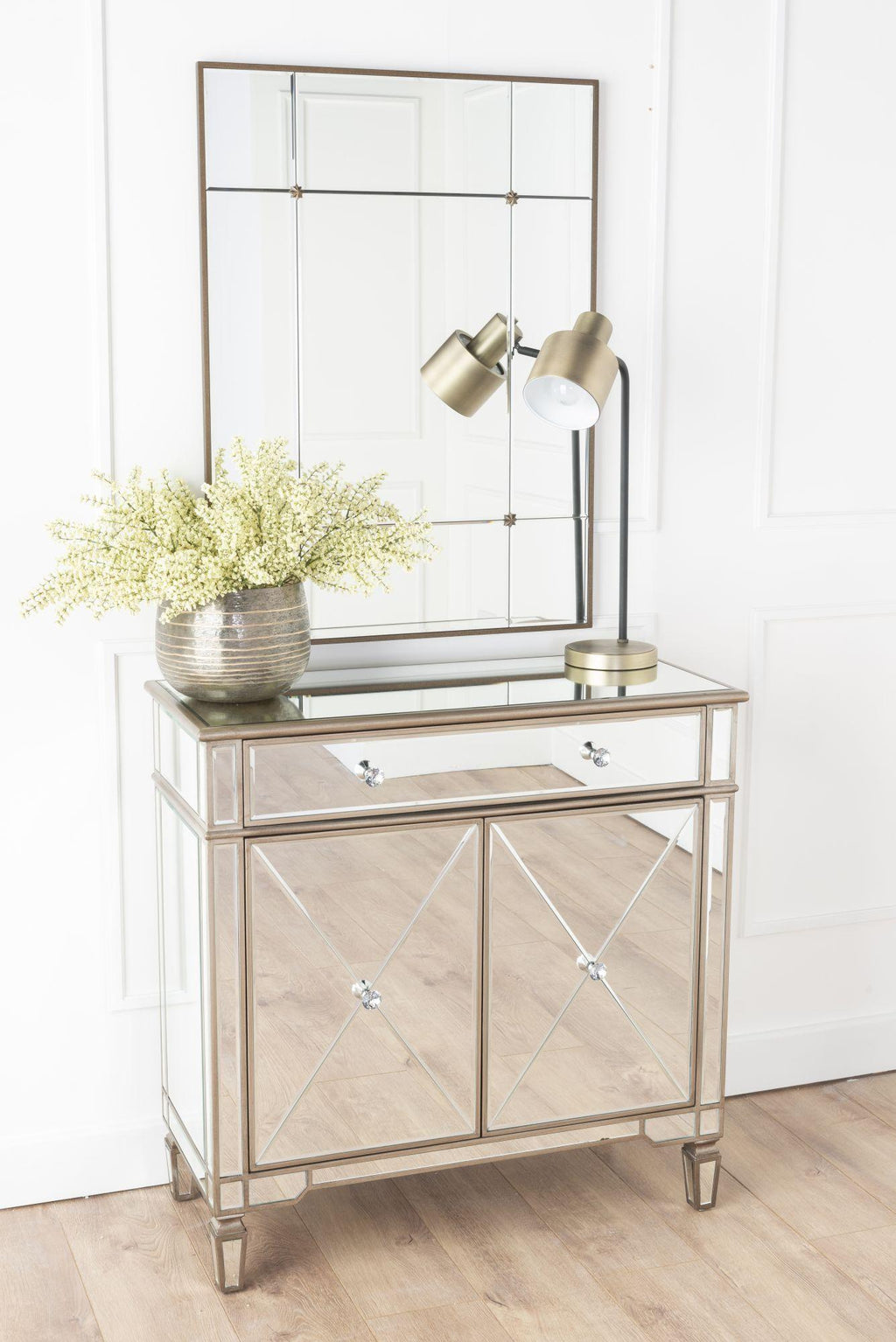 Lumina Champagne Mirrored Sideboard