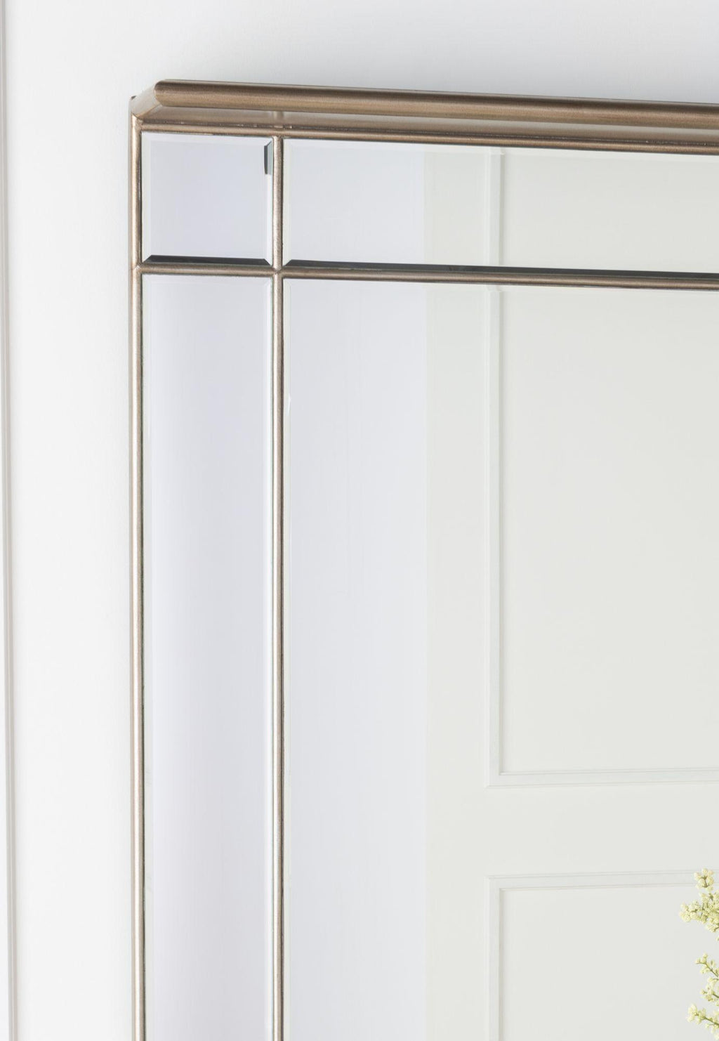 Lumina Champagne Mirrored Rectangle Mirror