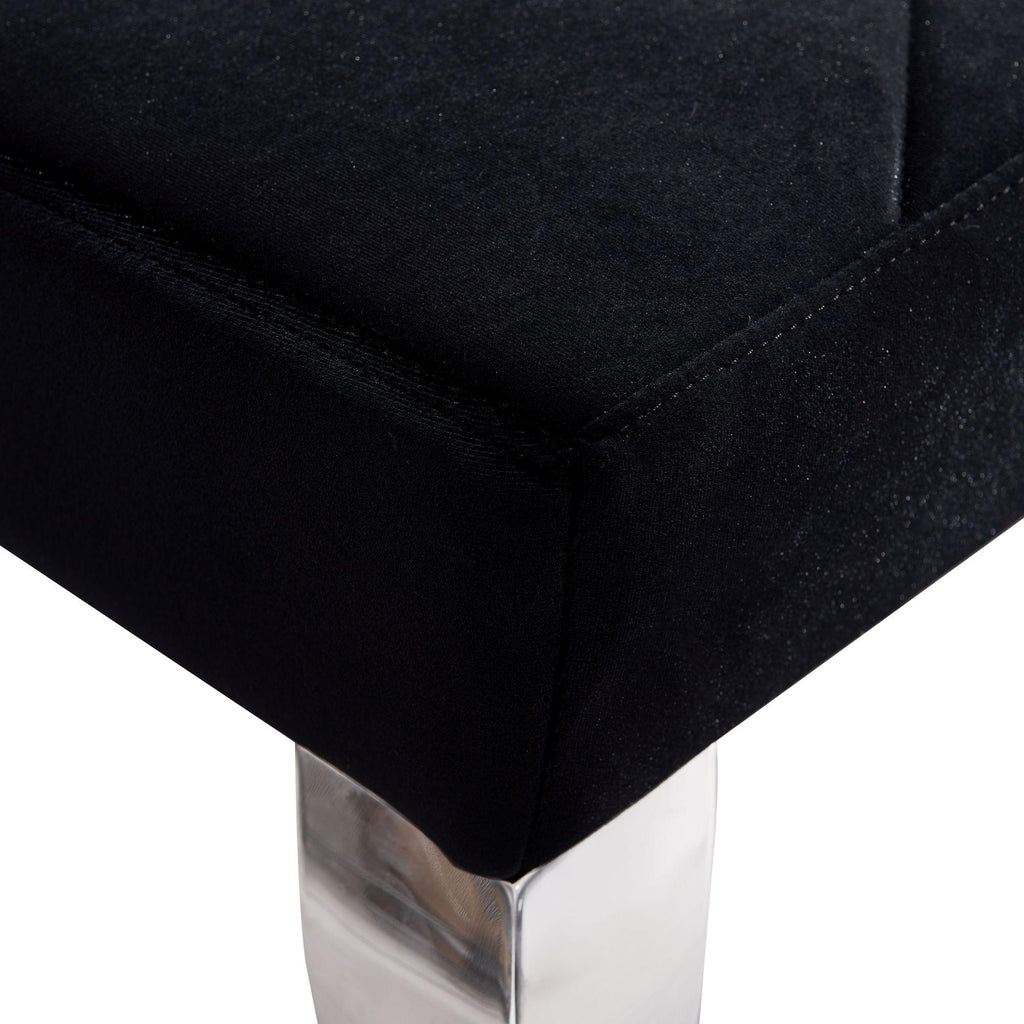 Merida Velvet Dining Bench