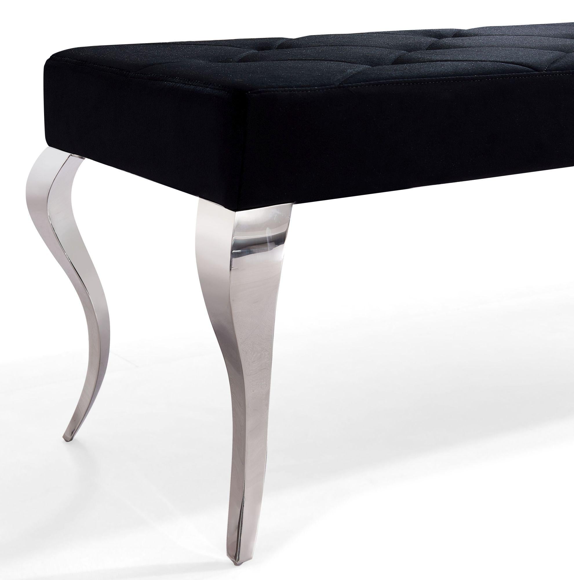 Merida Velvet Dining Bench