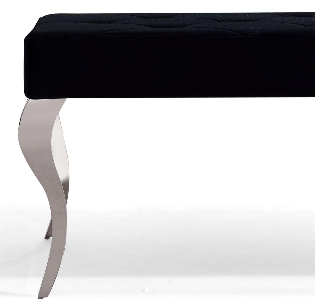 Merida Velvet Dining Bench