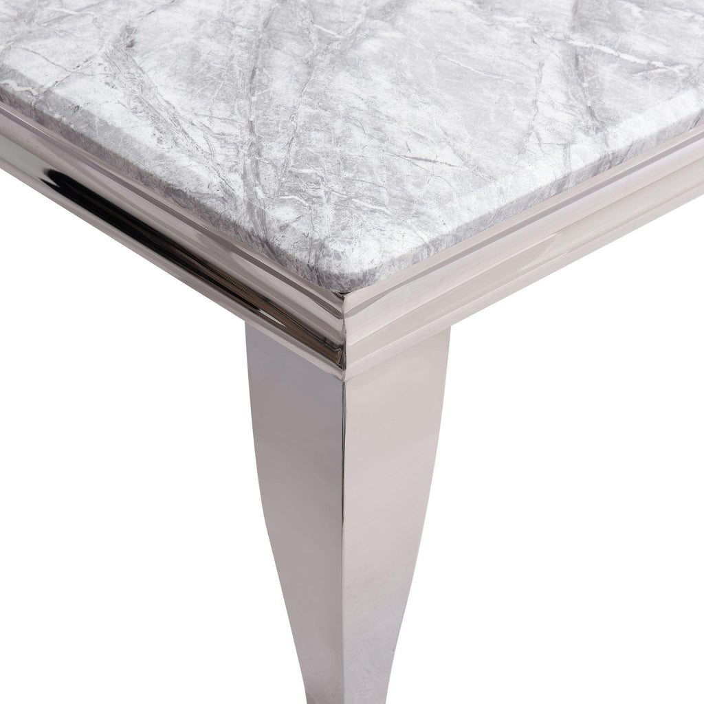 Merida Grey Marble Effect End Table