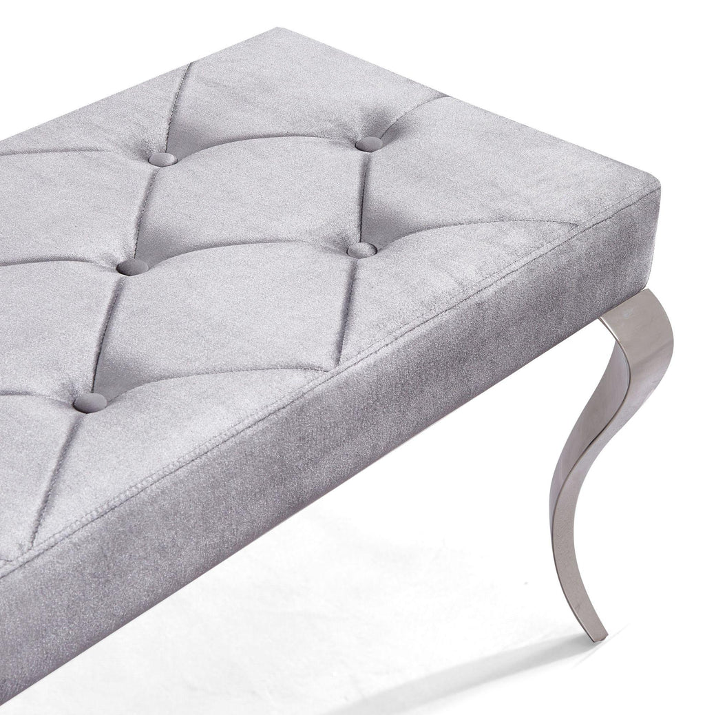 Merida Velvet Dining Bench