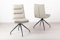 Mayfair Faux Leather Swivel Dining Chair