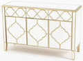Aurelia Mirrored Gold Trim Sideboard
