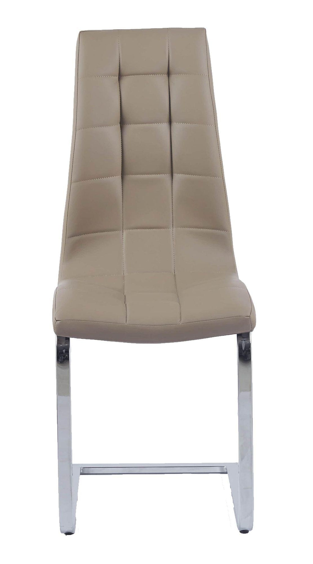 Palazzo Chrome Cantilever Faux Leather Dining Chair
