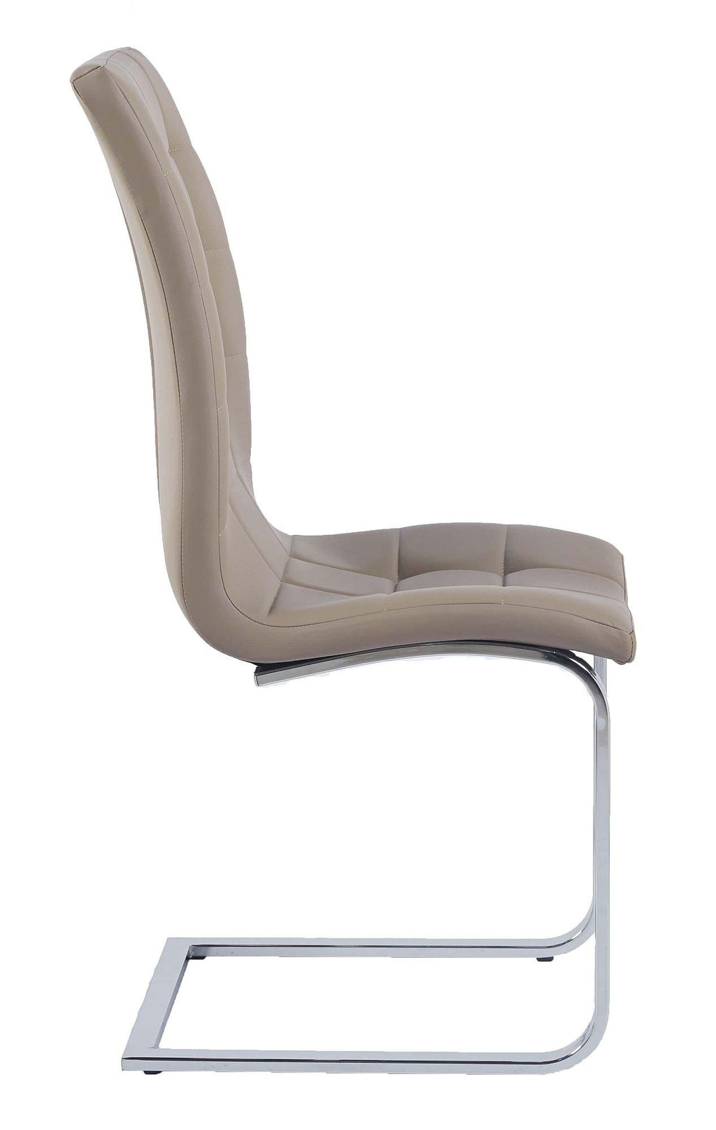 Palazzo Chrome Cantilever Faux Leather Dining Chair