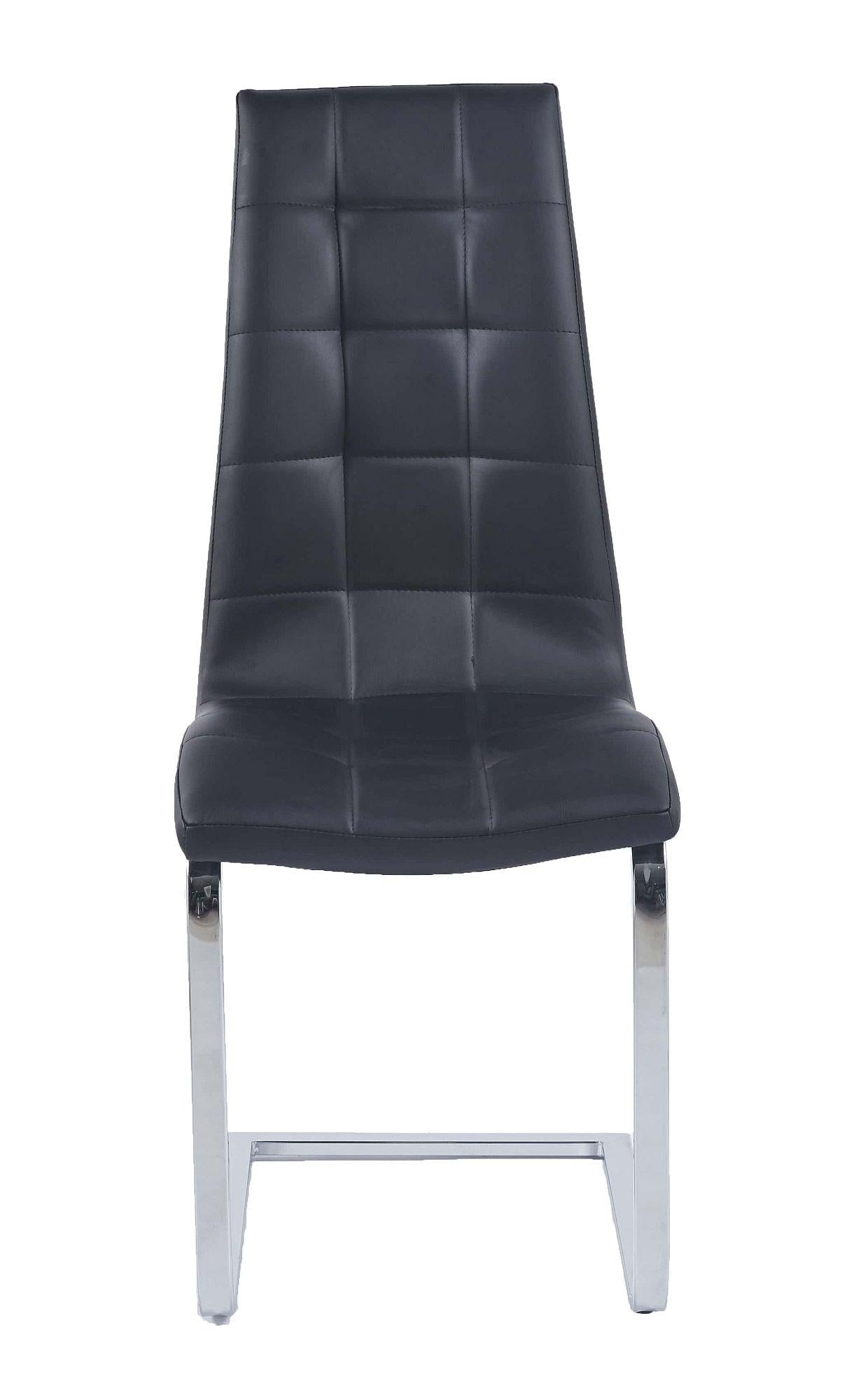 Palazzo Chrome Cantilever Faux Leather Dining Chair