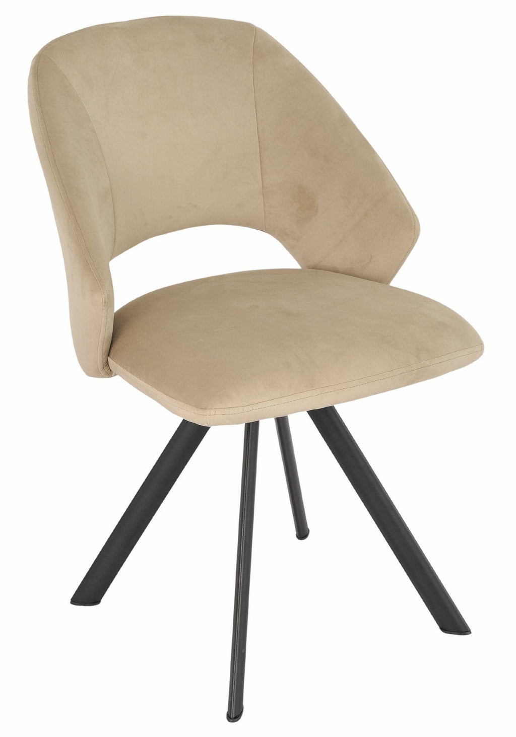 Florentine Fabric Swivel Dining Chair