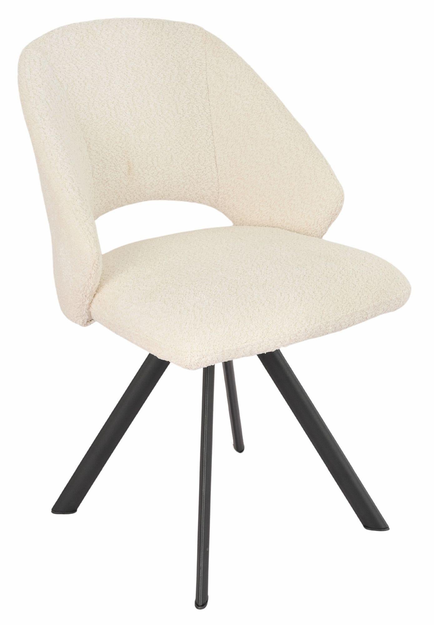 Florentine Fabric Swivel Dining Chair