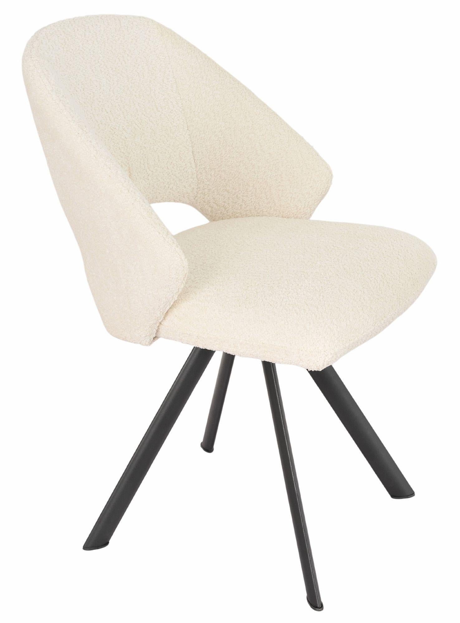 Florentine Fabric Swivel Dining Chair