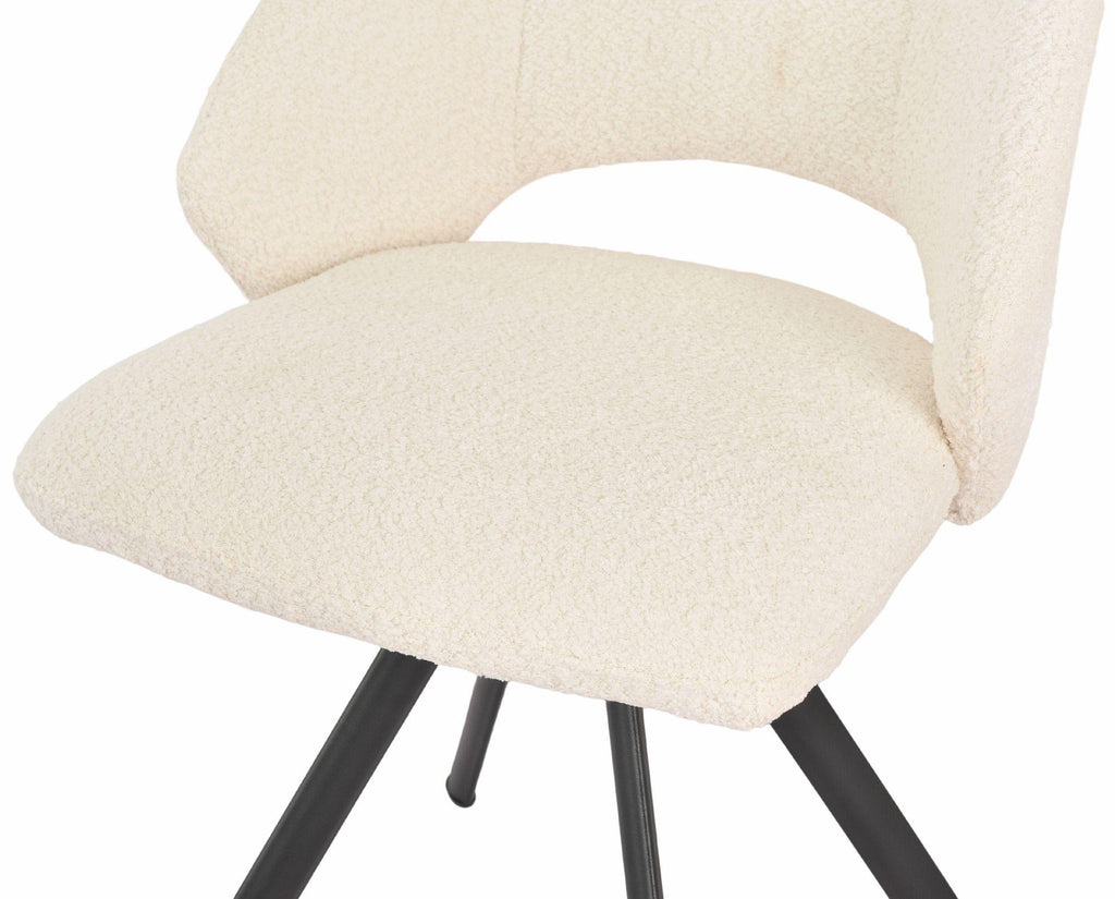 Florentine Fabric Swivel Dining Chair