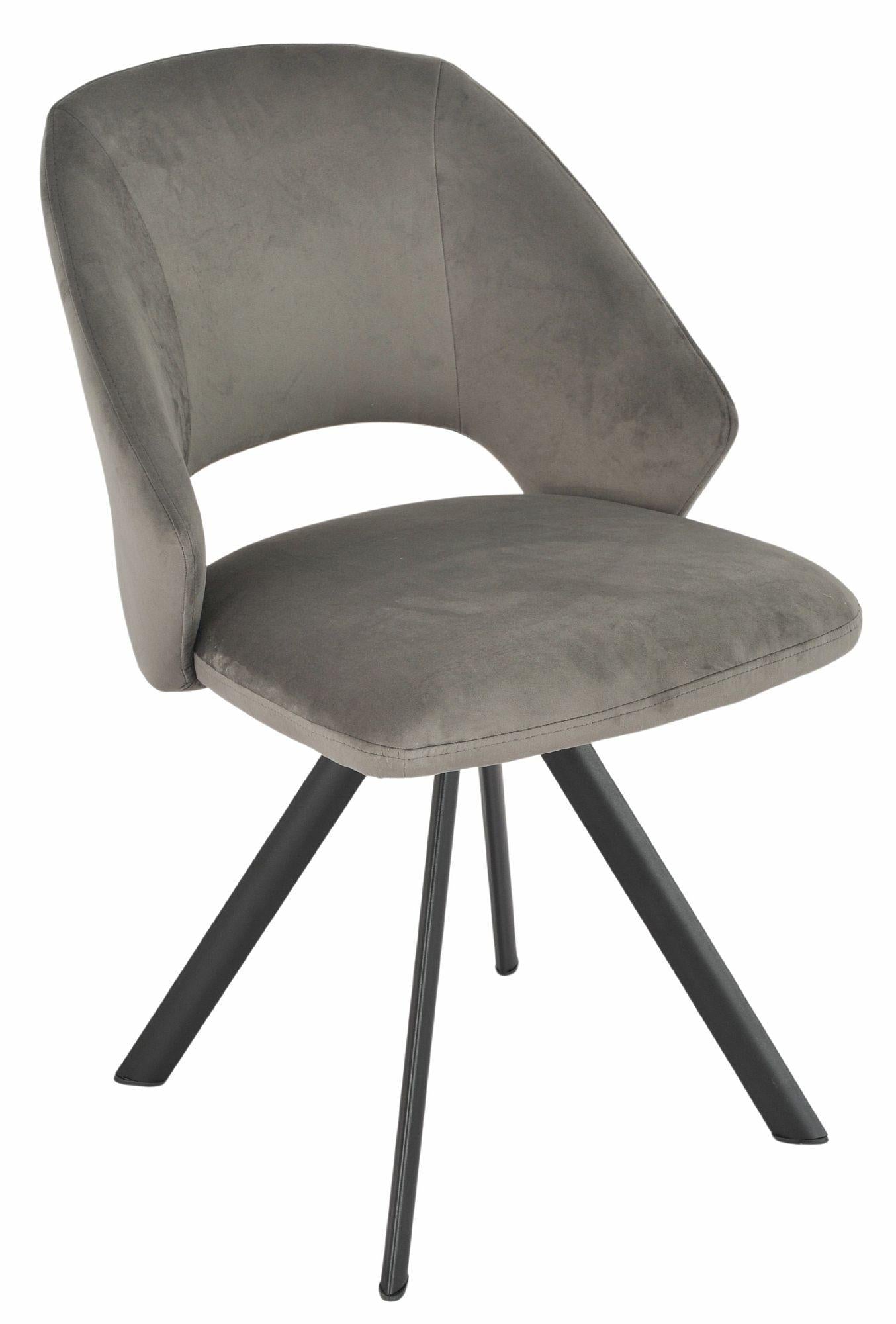 Florentine Fabric Swivel Dining Chair