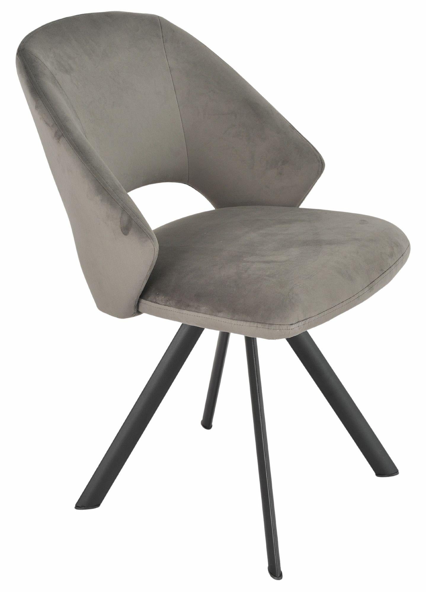 Florentine Fabric Swivel Dining Chair