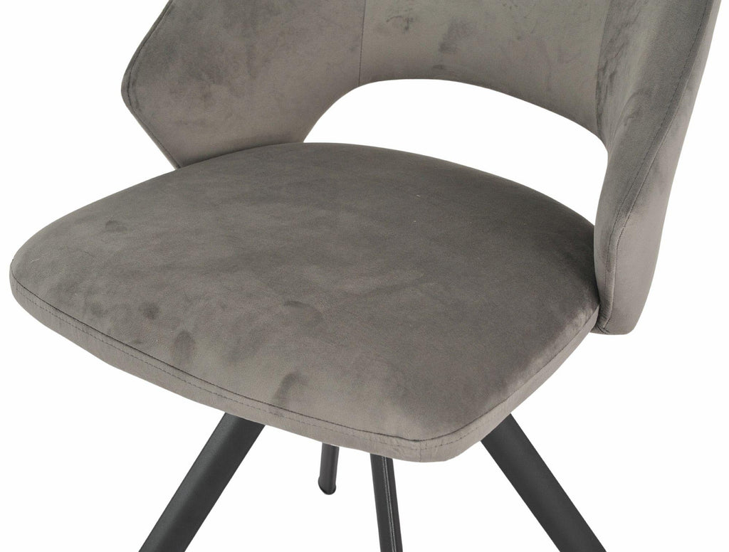 Florentine Fabric Swivel Dining Chair