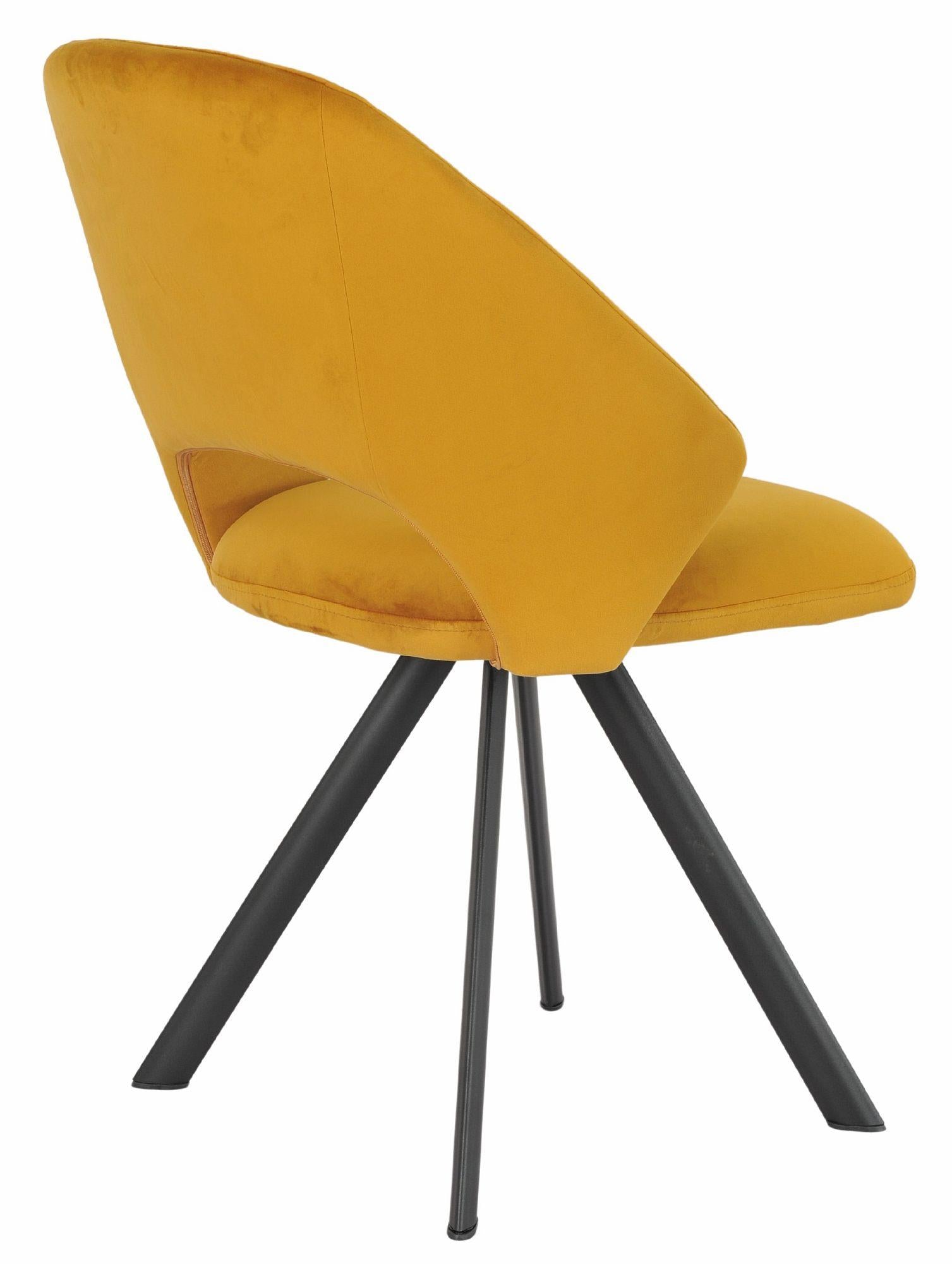 Florentine Fabric Swivel Dining Chair