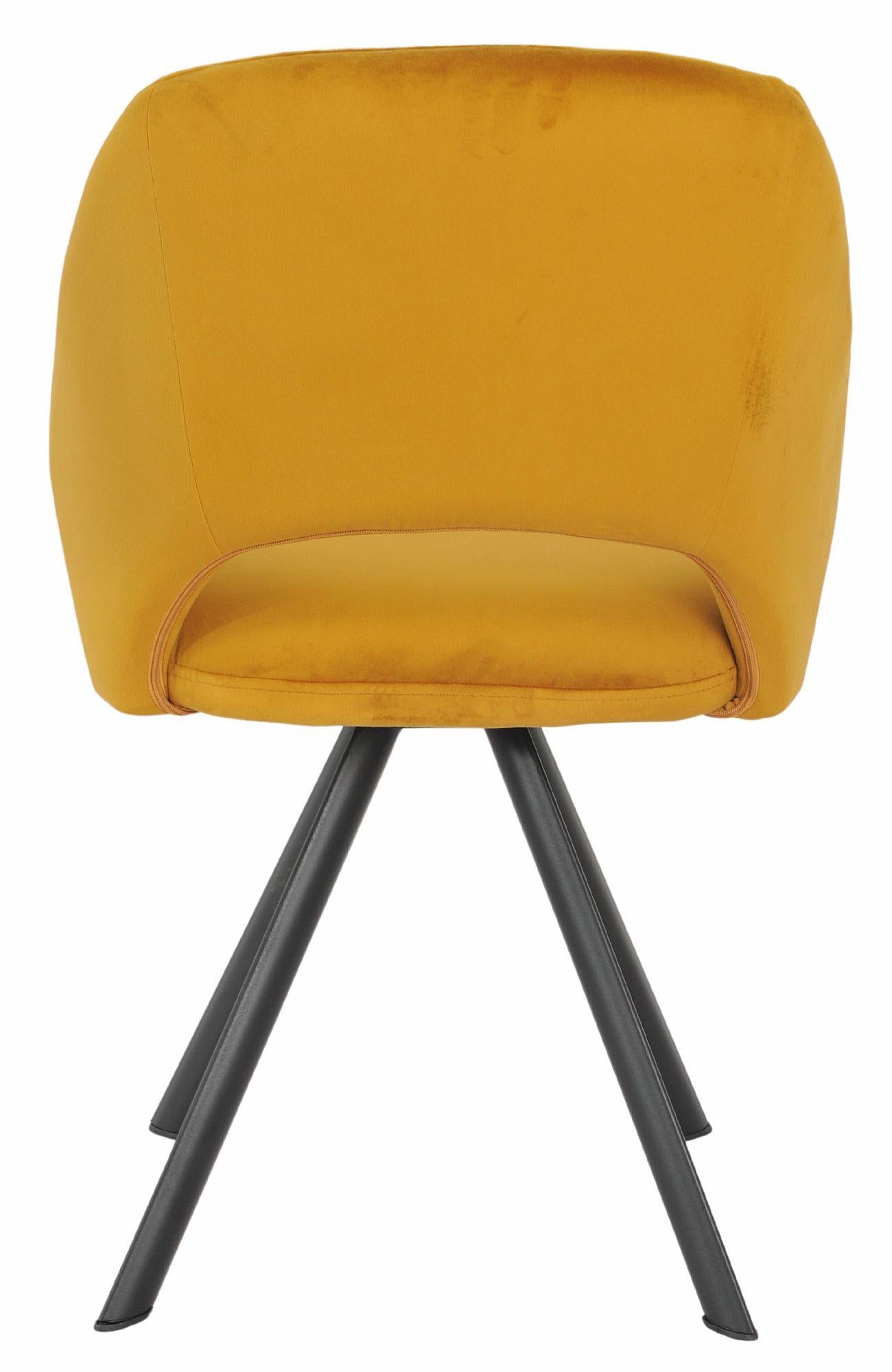 Florentine Fabric Swivel Dining Chair