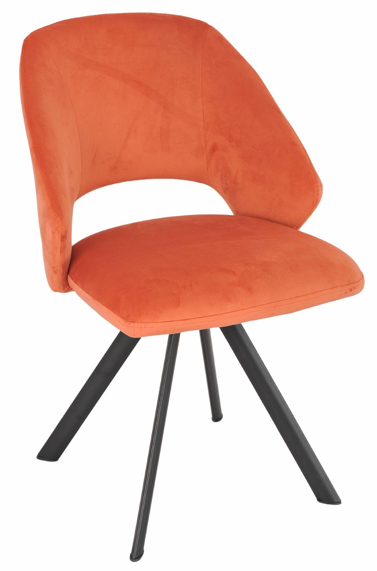Florentine Fabric Swivel Dining Chair