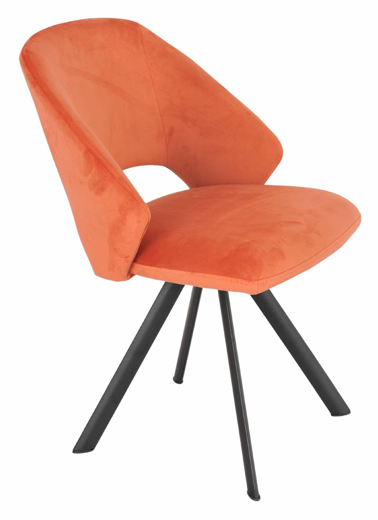 Florentine Fabric Swivel Dining Chair