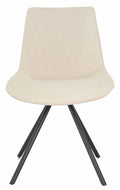 Lumière Fabric Swivel Dining Chair