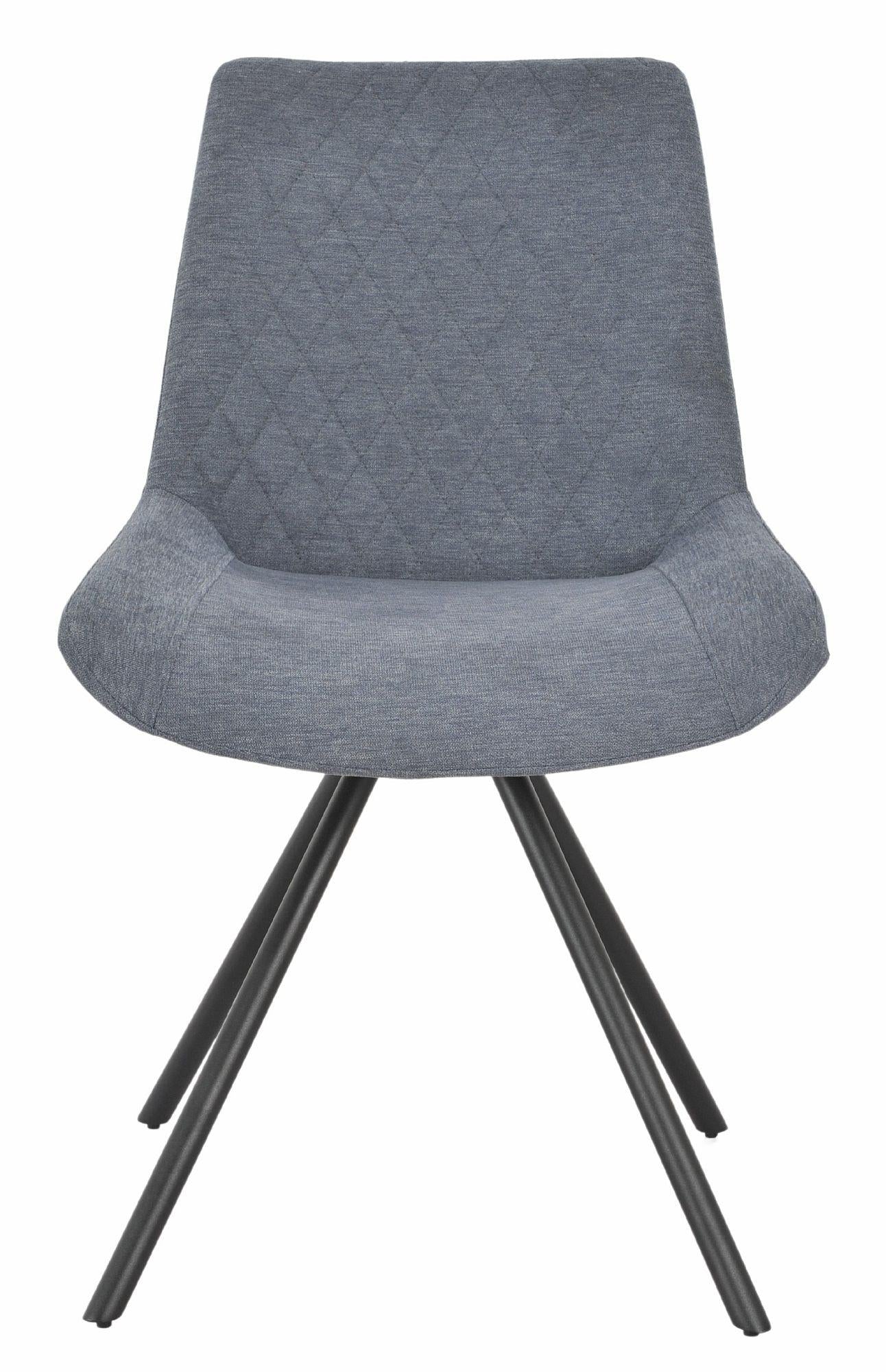 Lumière Fabric Swivel Dining Chair