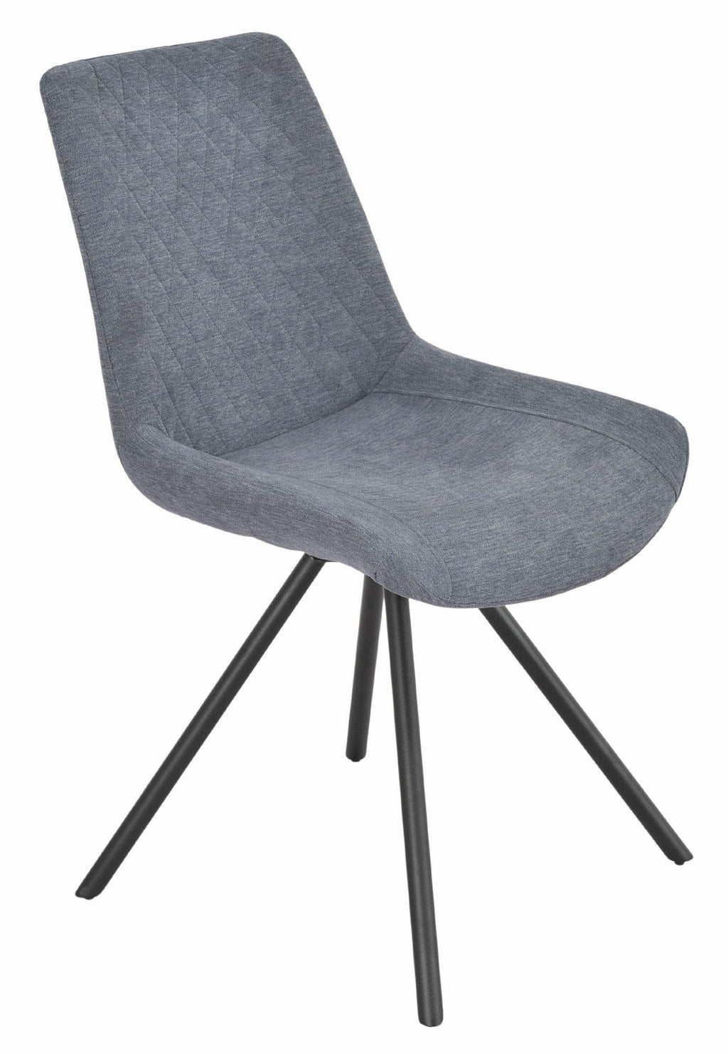 Lumière Fabric Swivel Dining Chair