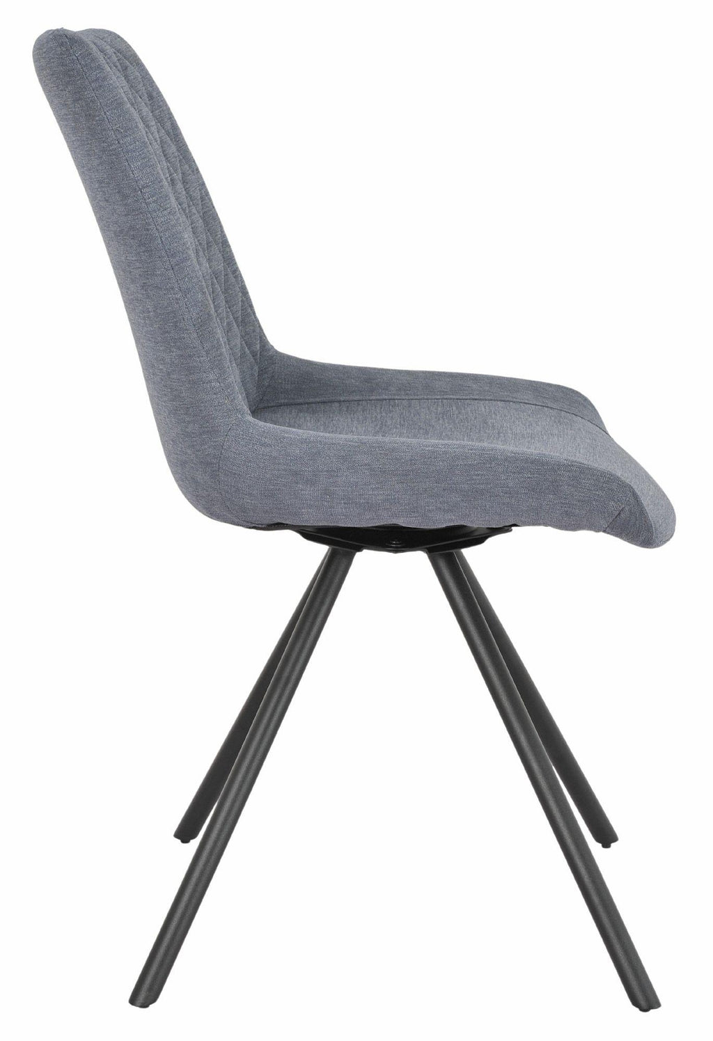 Lumière Fabric Swivel Dining Chair