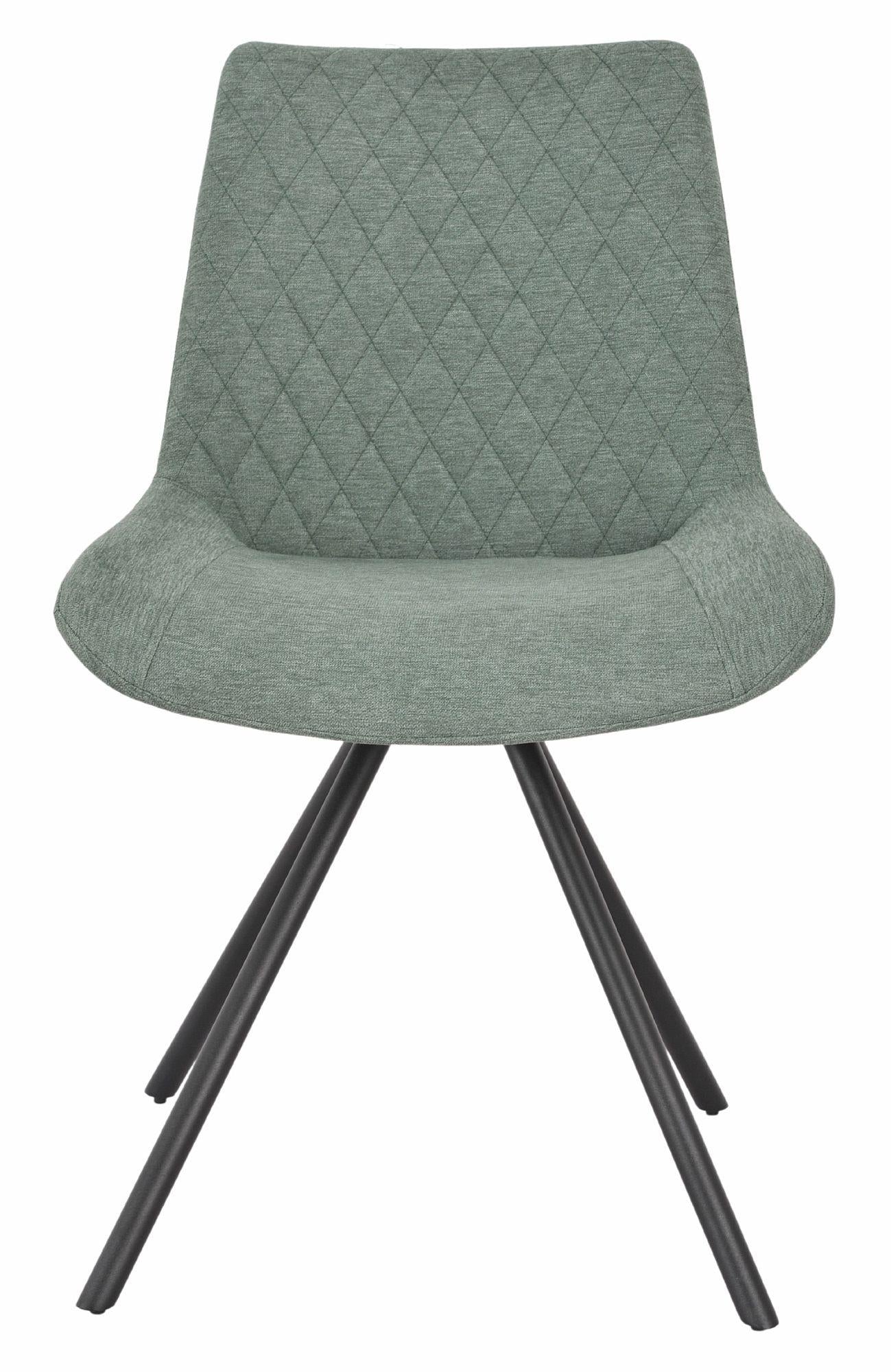 Lumière Fabric Swivel Dining Chair