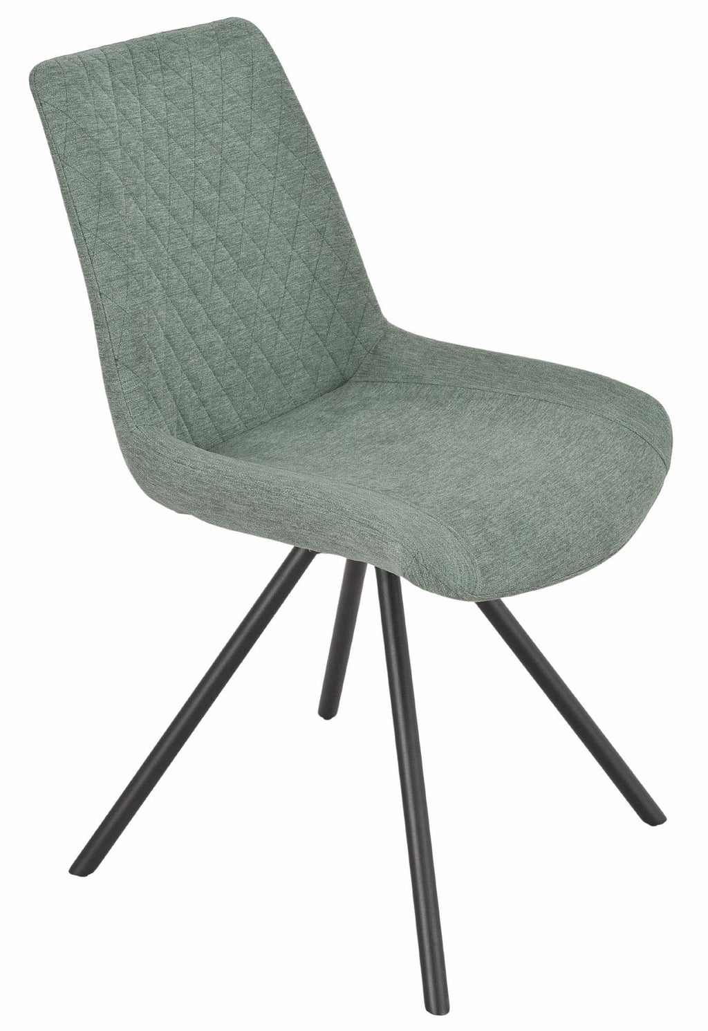Lumière Fabric Swivel Dining Chair