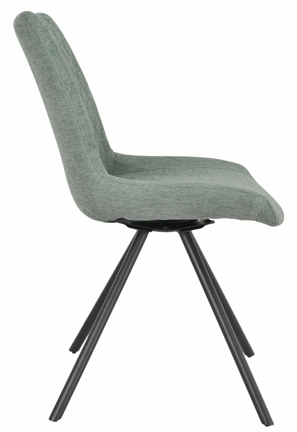 Lumière Fabric Swivel Dining Chair