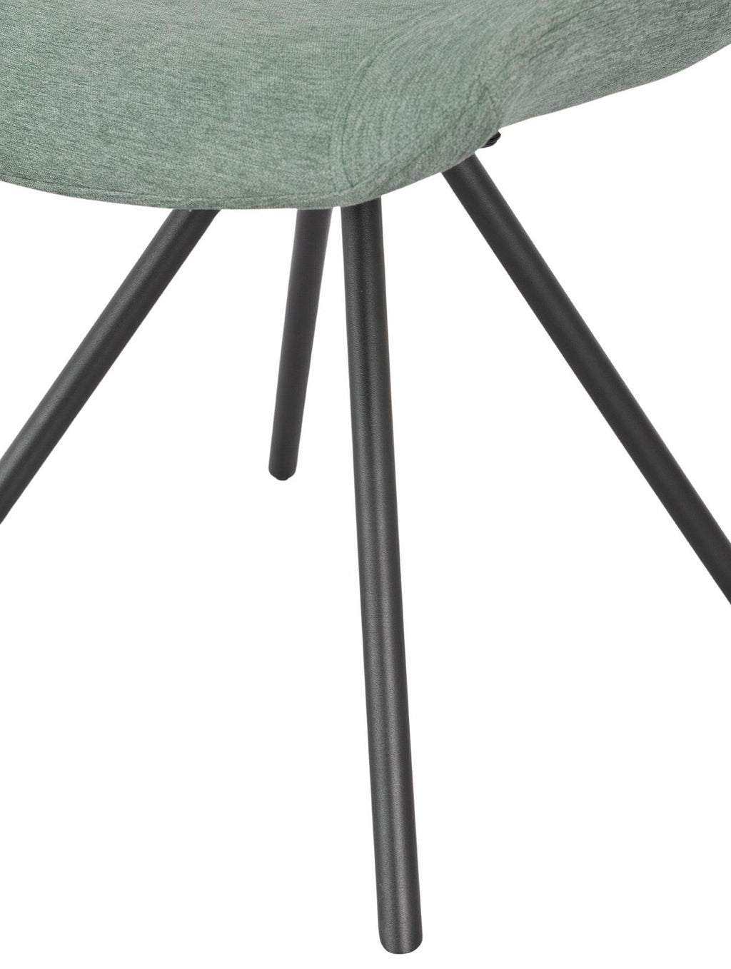 Lumière Fabric Swivel Dining Chair